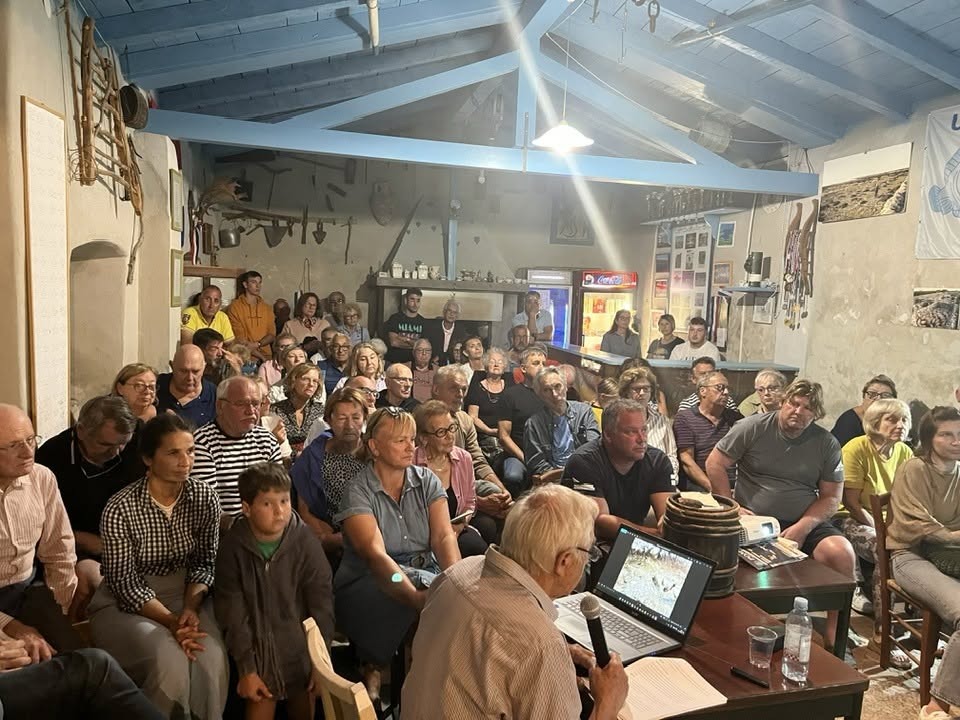 KAP IVO sAGANIĆ PREDAVANJE O TUNERAMA U USTRINAMA I MARTINŠĆICI OTOK CRES